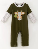 Olive Cow Romper
