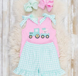 Tractor Tots Embroidery Outfit