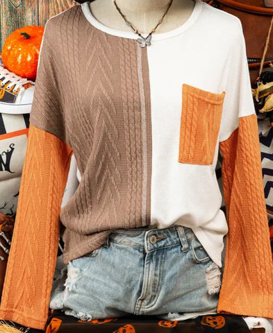 Fall Colorblock sweater