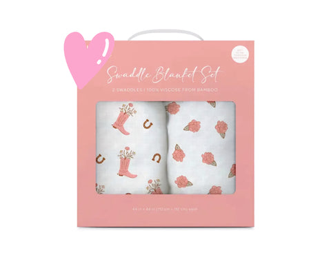 Cowgirl Swaddle Set