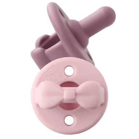 Lilac dusty rose pacifier